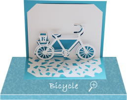 Bicycle Pop-up Card