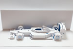 F1-Racing Car pop-up card model from the Assorted Pop-up Cards book