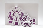 Ferris Wheel pop-up card model from the Assorted Pop-up Cards collection
