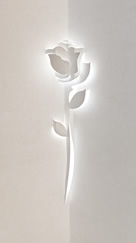 Rose pop-up model from the Exquisite Designs collection