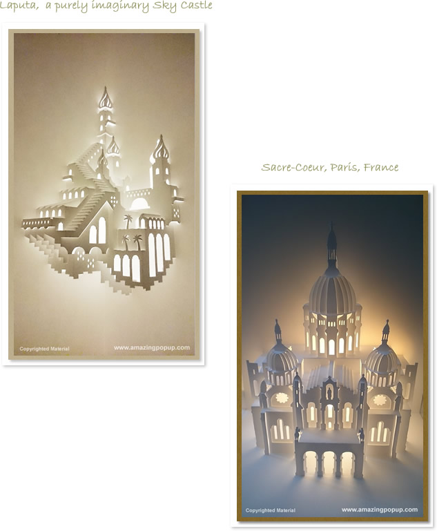 Sacre-Coeur Pop-up Card