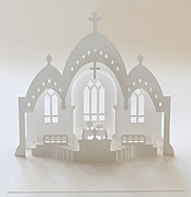 Chapel(Simple) Pop-up Card