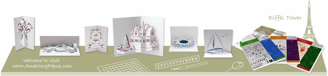 Pop-up Cards Artworks Display