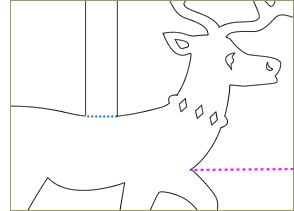 Template of a Pop-up Santa Claus from the Special Occasions Book