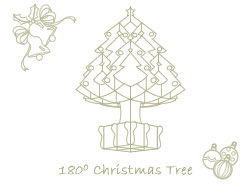Graphic of a Pop-up Christmas Tree from the Special Occasions Book