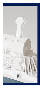 Steam Locomotive Pop-up Card